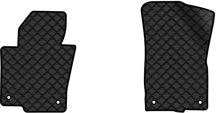 Коврики из экокожи в салон авто передние EVAtech ECO для Passat (B6) (with armrest) Volkswagen 2005-2010 6 поколение Combi EU VW31276AO2TL4BBB - Фото 1