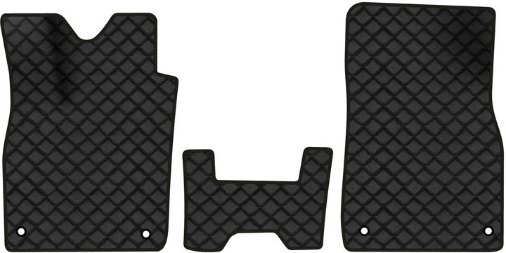 Килимки з екошкіри в салон авто передні EVAtech ECO для ID.4 X Volkswagen 2020 1 покоління SUV EU VW12046AD3AV4BBB - Фото 1