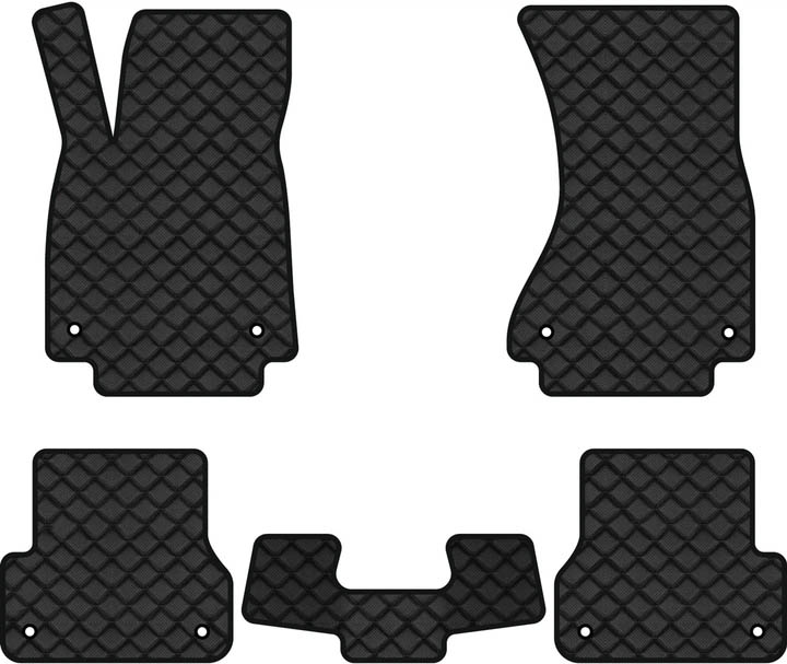 Коврики из экокожи в салон авто EVAtech ECO для A6 (C7) Audi 2011-2017 4 поколение Combi EU AU31087C5AV8BBB - Фото 1