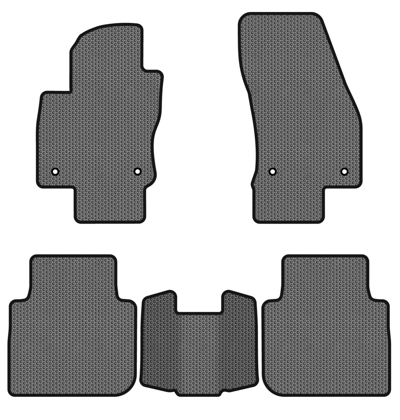 EVA коврики в салон авто EVAtech для Tiguan Allspace 5 seats Volkswagen 2016-2020 1 поколение SUV USA (VW13965CM5AV4SGB) - Фото 1