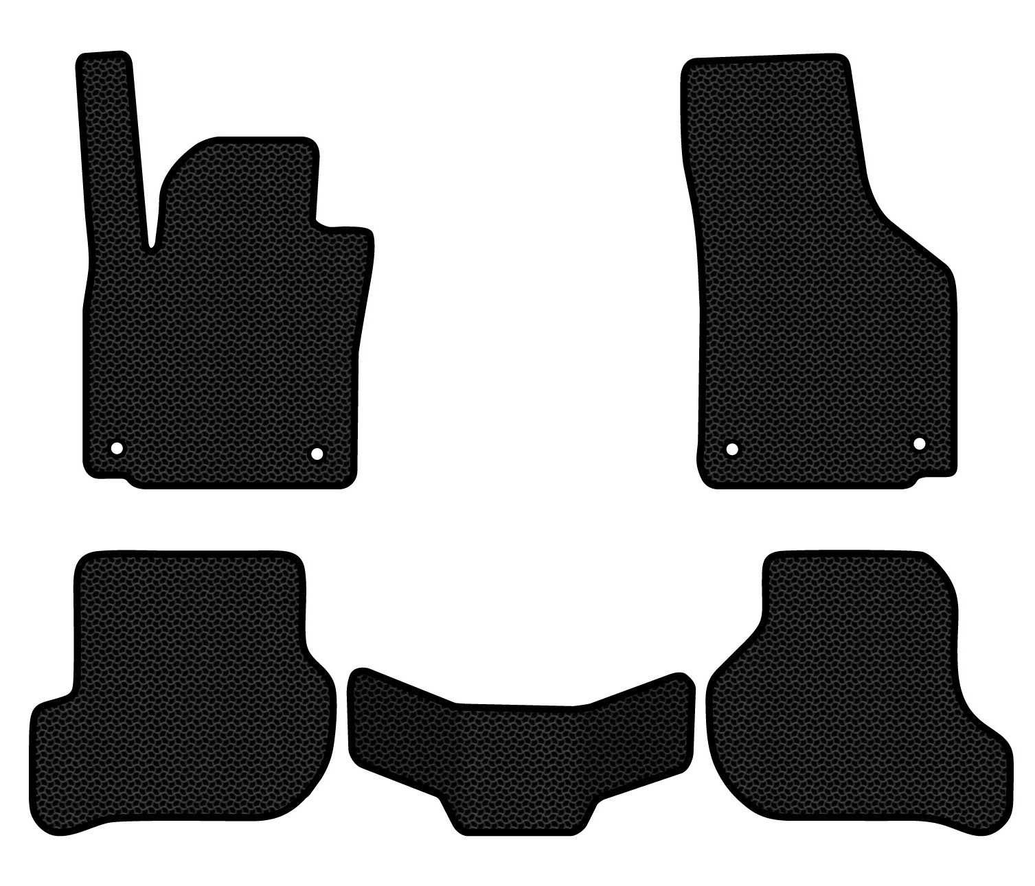 EVA килимки в салон авто EVAtech для Scirocco (Mk3) Volkswagen 2008-2017 3 покоління Htb EU (VW21654CR5AV4KBB) - Фото 1