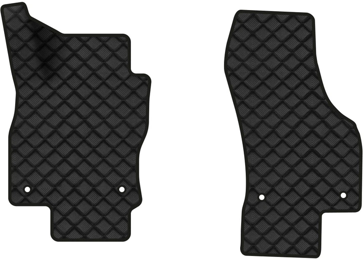 Килимки з екошкіри в салон авто передні EVAtech для Superb (B8) Skoda 2015-2024 3 покоління Combi EU (SK3278AJ2AV4BBB) - Фото 1