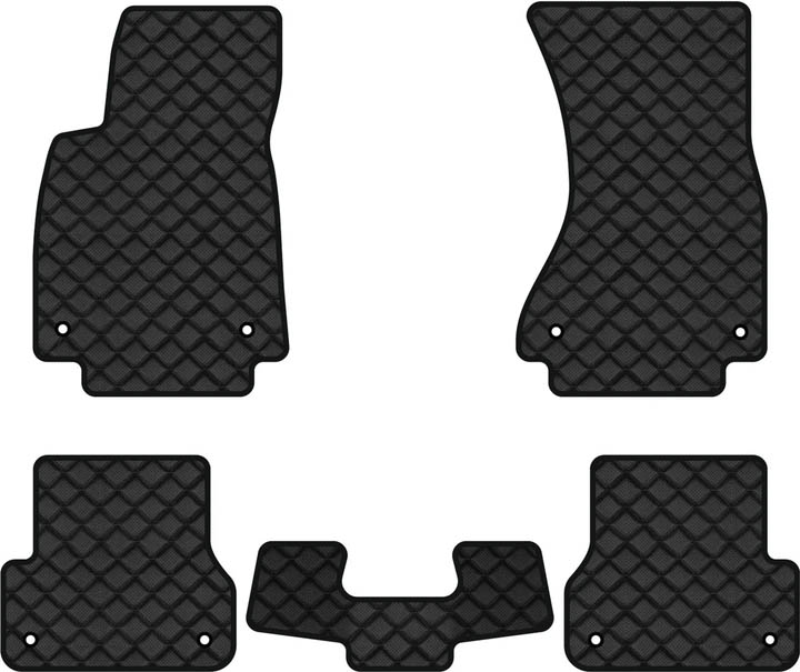 Коврики из экокожи в салон авто EVAtech ECO для A6 (C7) Audi 2011-2017 4 поколение Combi EU AU31087CB5AV8BBB - Фото 1