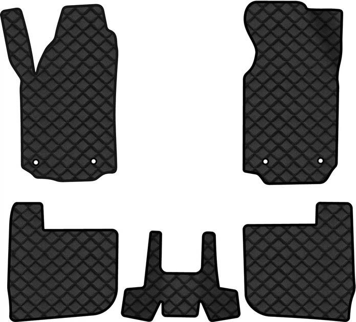 Коврики из экокожи в салон авто EVAtech ECO для A6 (C4) Audi 1994-1997 1 поколение Sedan EU AU1416C5AV4BBB - Фото 1