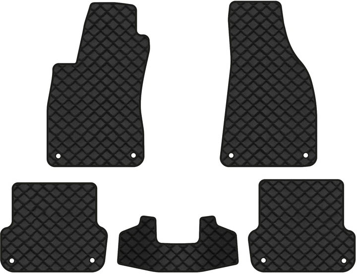 Коврики из экокожи в салон авто EVAtech ECO для A4 (B6) AT Audi 2000-2004 2 поколение Sedan EU AU1407CG5AV8BBB - Фото 1