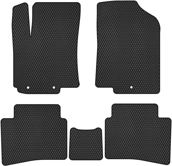 EVA коврики в салон авто EVAtech для Solaris (RBr) Hyundai 2010-2017 1 поколение Sedan EU HY33197CV5LA3RBB - Фото 1