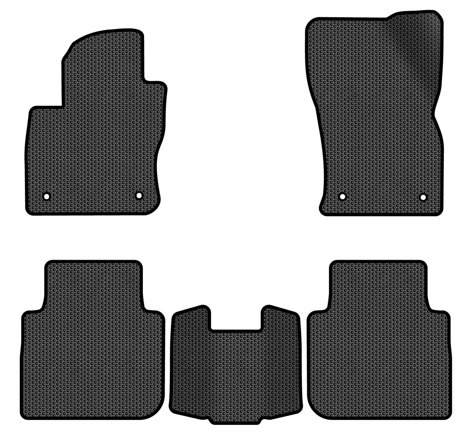 EVA килимки в салон авто EVAtech для Tiguan Allspace 7 seats Volkswagen 2016-2020 1 покоління SUV USA (VW1727CP5AV4SBB) - Фото 1