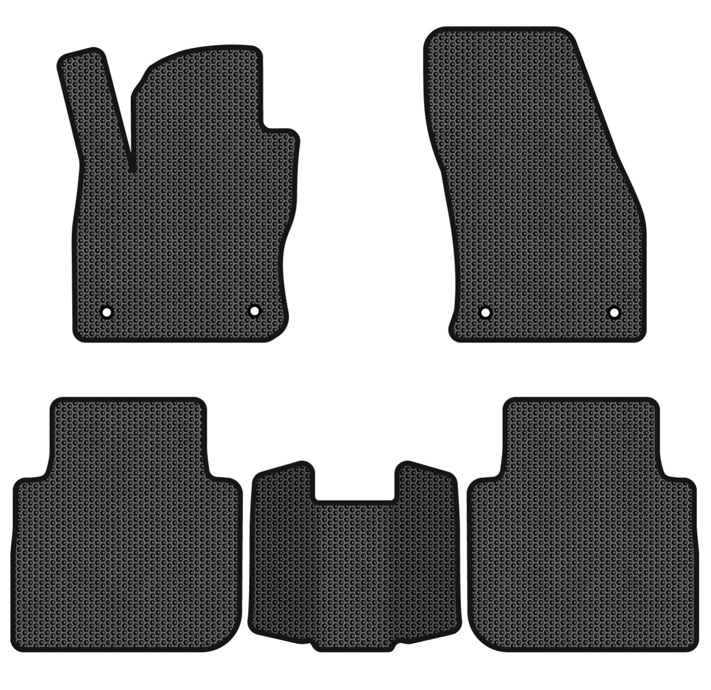 EVA коврики в салон авто EVAtech для Tiguan Allspace 5 seats Volkswagen 2016-2020 1 поколение SUV USA (VW13965CR5AV4SBB) - Фото 1