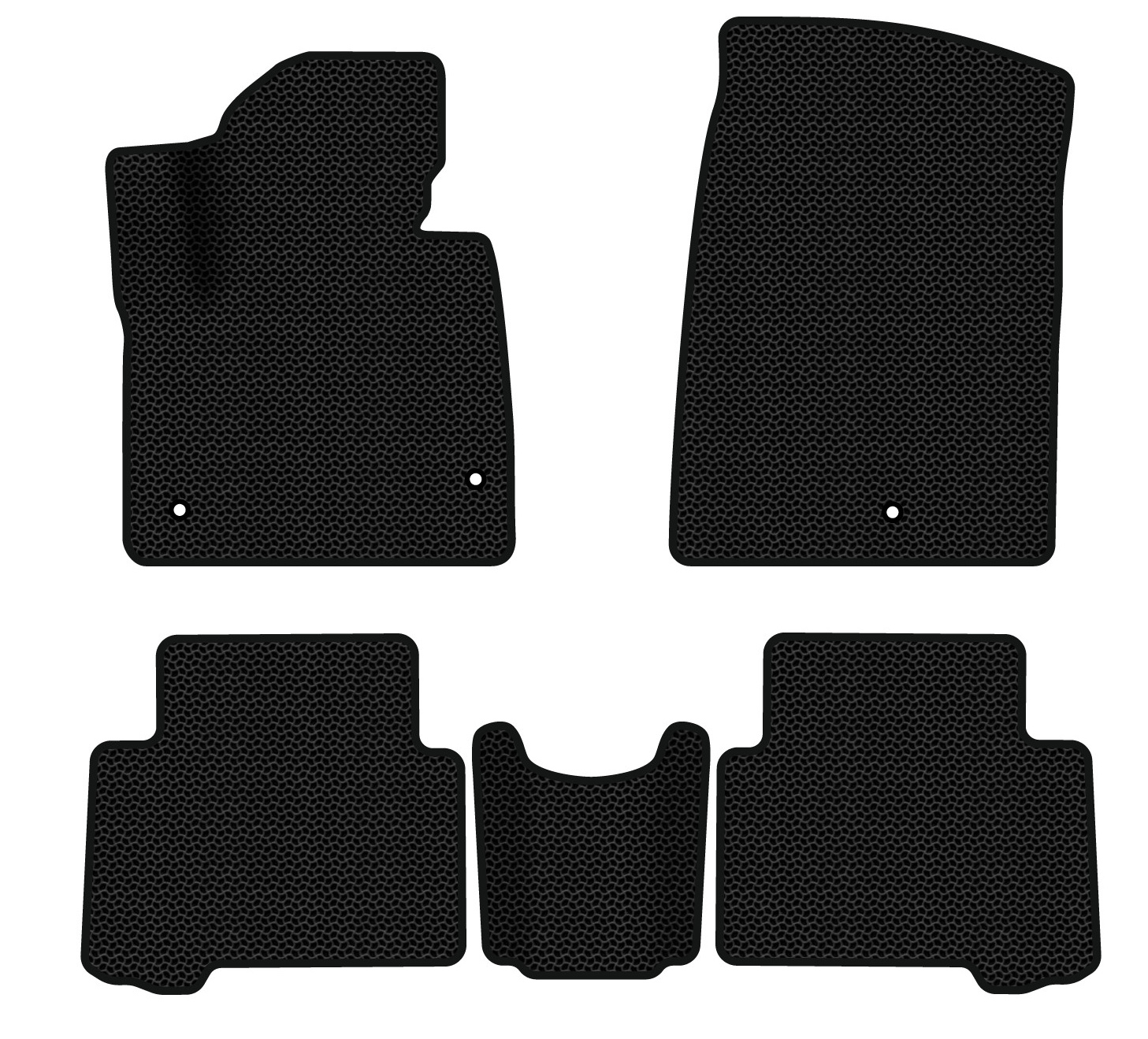 EVA коврики в салон авто EVAtech для Santa FE (DM) 7 seats Hyundai 2012-2017 3 поколение SUV USA HY34472CD5LA3KBB - Фото 1