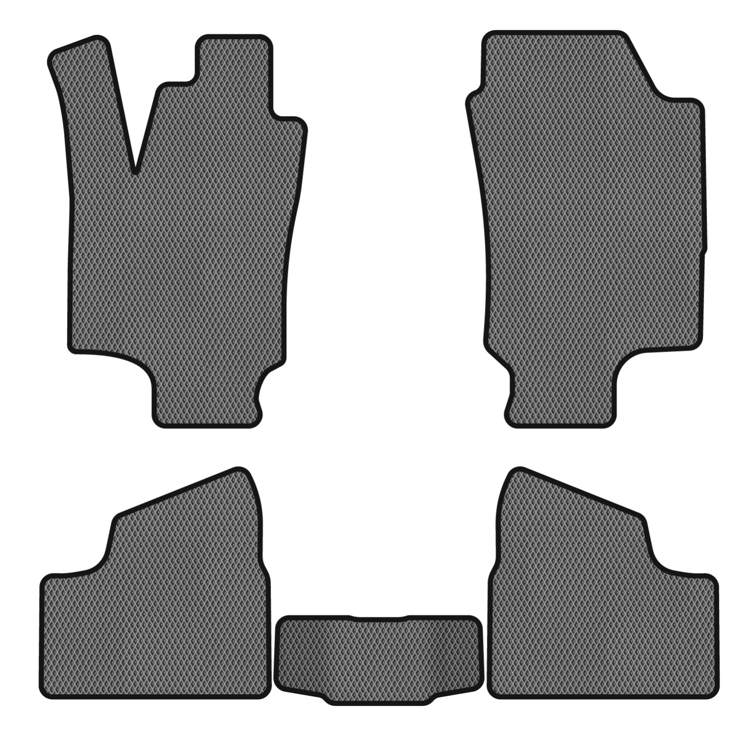 EVA килимки в салон авто EVAtech для Astra (G) MT Opel 1998-2009 2 покоління Sedan EU (OL3493CV5RGB) - Фото 1
