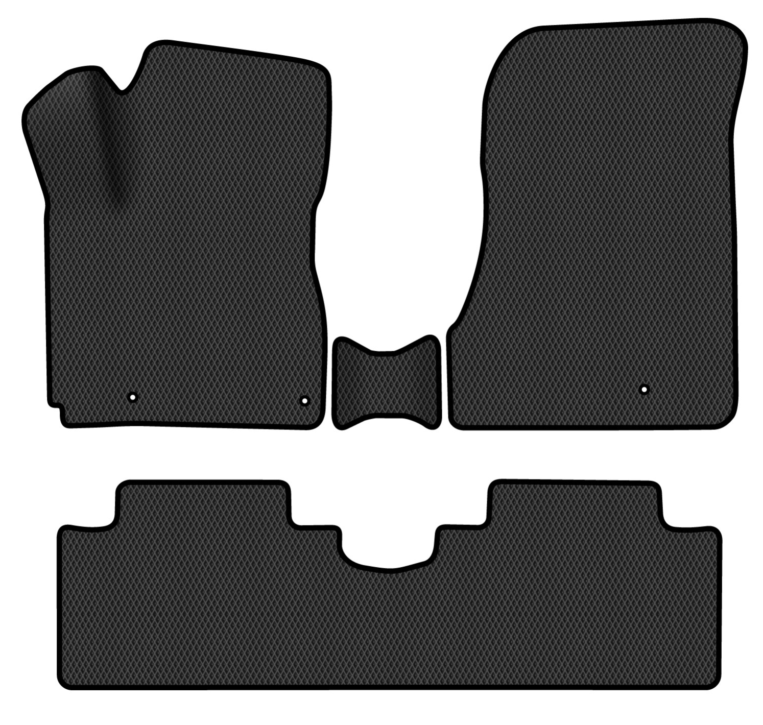 EVA килимки в салон авто EVAtech для Tucson (JM) AT Hyundai 2004-2010 1 покоління SUV EU HY43411ZD4RBB - Фото 1