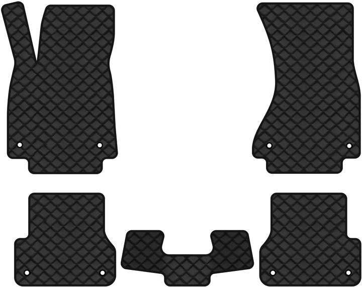 Коврики из экокожи в салон авто EVAtech ECO для A6 (C7) Audi 2011-2017 4 поколение Sedan USA AU33462C5AV8BBB - Фото 1