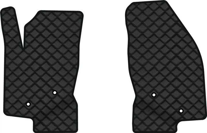 Килимки з екошкіри в салон авто передні EVAtech ECO для S80 (TS) Volvo 1998-2006 1 покоління Sedan EU VV3522AV2VL4BBB - Фото 1