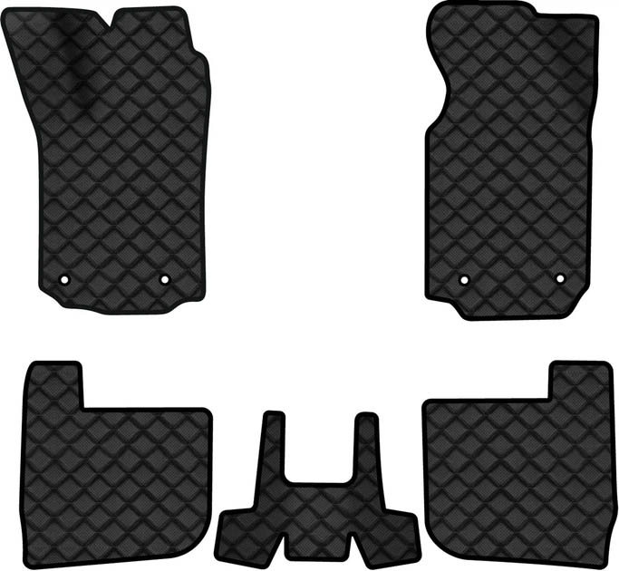 Коврики из экокожи в салон авто EVAtech ECO для A6 (C4) Audi 1994-1997 1 поколение Sedan EU AU1416CD5AV4BBB - Фото 1