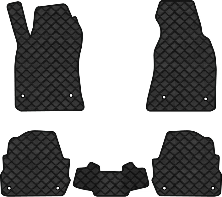 Килимки з екошкіри в салон авто EVAtech ECO для A6 (C5) 4WD Restyling Audi 2001-2004 2 покоління Combi EU AU31486CVK5AV8BBB - Фото 1