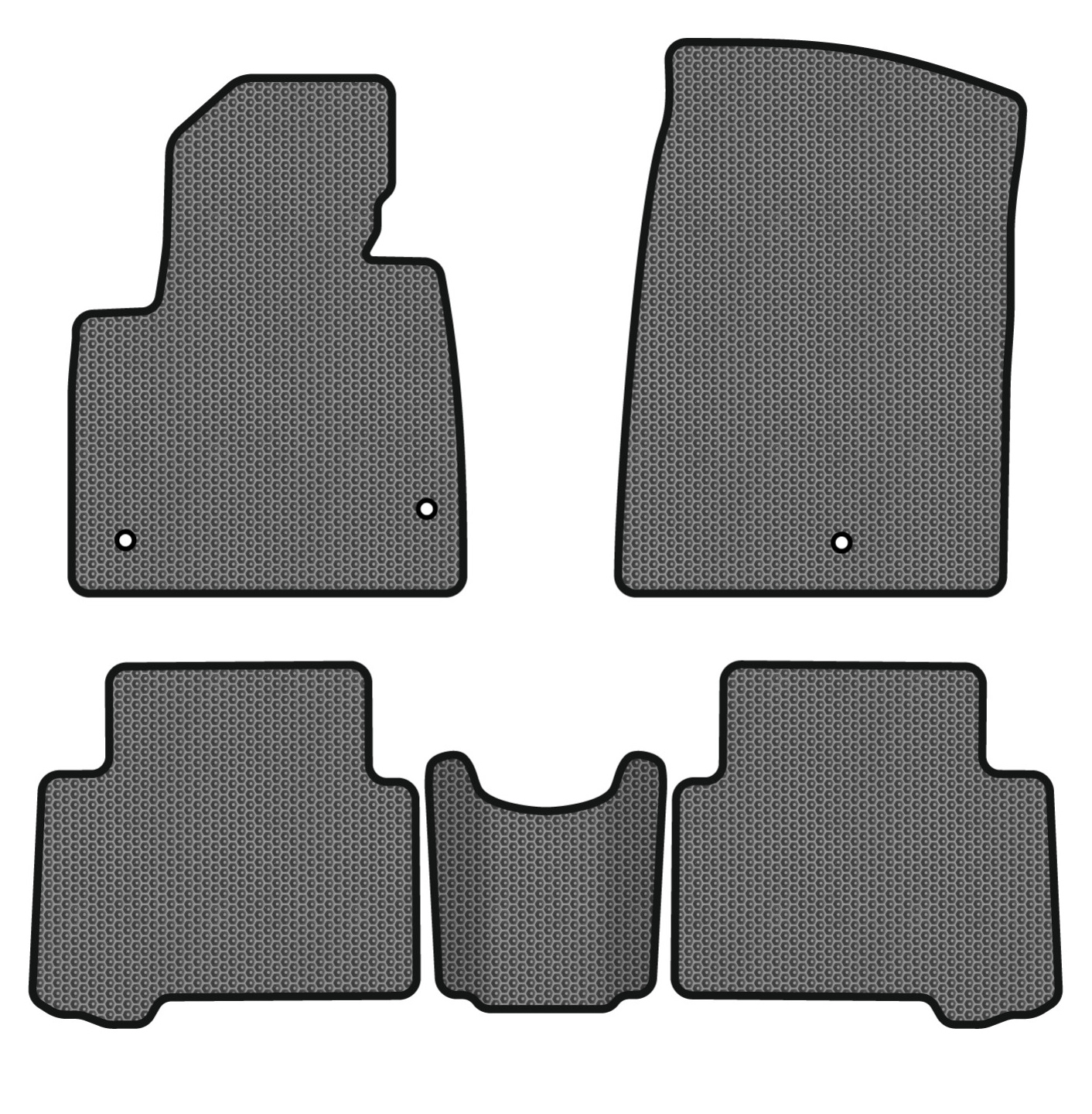 EVA коврики в салон авто EVAtech для Santa FE (DM) 7 seats Hyundai 2012-2017 3 поколение SUV USA HY34472CB5LA3SGB - Фото 1