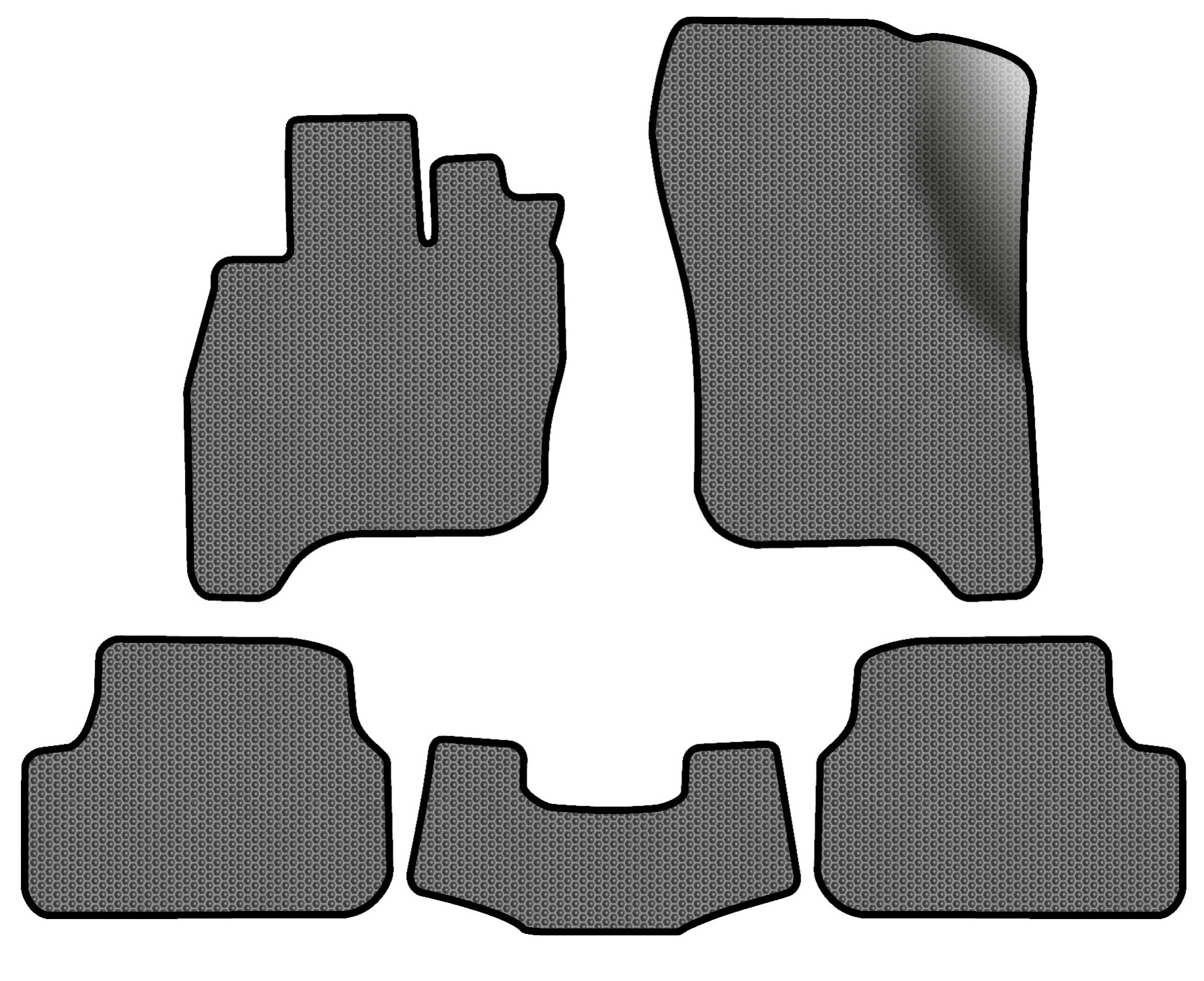 EVA килимки в салон авто EVAtech для e-Golf Volkswagen 2014-2017 1 покоління Htb EU VW1878CB5SGB - Фото 1
