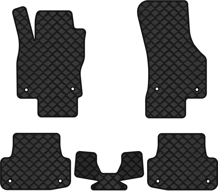 Коврики из экокожи в салон авто EVAtech ECO для A3 (8V) Audi 2012-2020 3 поколение Sedan USA AU33258CV5AV8BBB - Фото 1