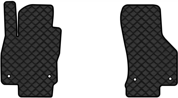 Коврики из экокожи в салон авто передние EVAtech для Passat (B8) Volkswagen 2014-2023 8 поколение Combi EU VW31151AK2AV4BBB - Фото 1