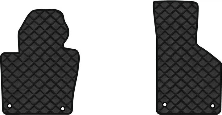 Килимки з екошкіри в салон авто передні EVAtech ECO для CC Restyling Volkswagen 2012 1 покоління Sedan USA VW11377AS2AV4BBB - Фото 1