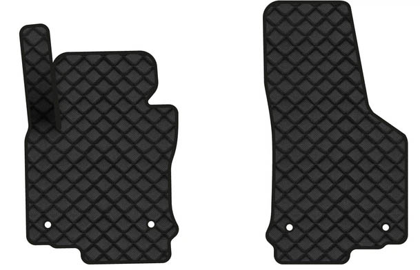 Килимки з екошкіри в салон авто передні EVAtech ECO для Golf (VI) MT Volkswagen 2009-2012 6 покоління Htb EU VW3261AV2AV4BBB - Фото 1