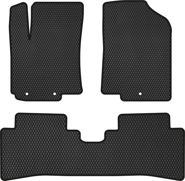 EVA килимки в салон авто EVAtech для Rio Kia 2011-2017 3 покоління Sedan EU (KI32966ZV3LA3RBB) - Фото 1