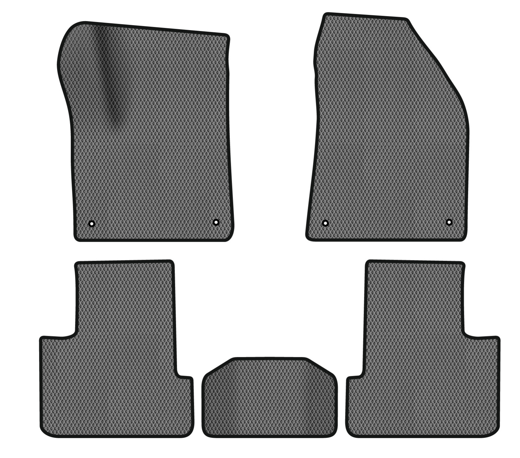 EVA коврики в салон авто EVAtech для Cherokee (KL) Jeep 2014 5 поколение SUV USA JP12822CE5LA4RGB - Фото 1