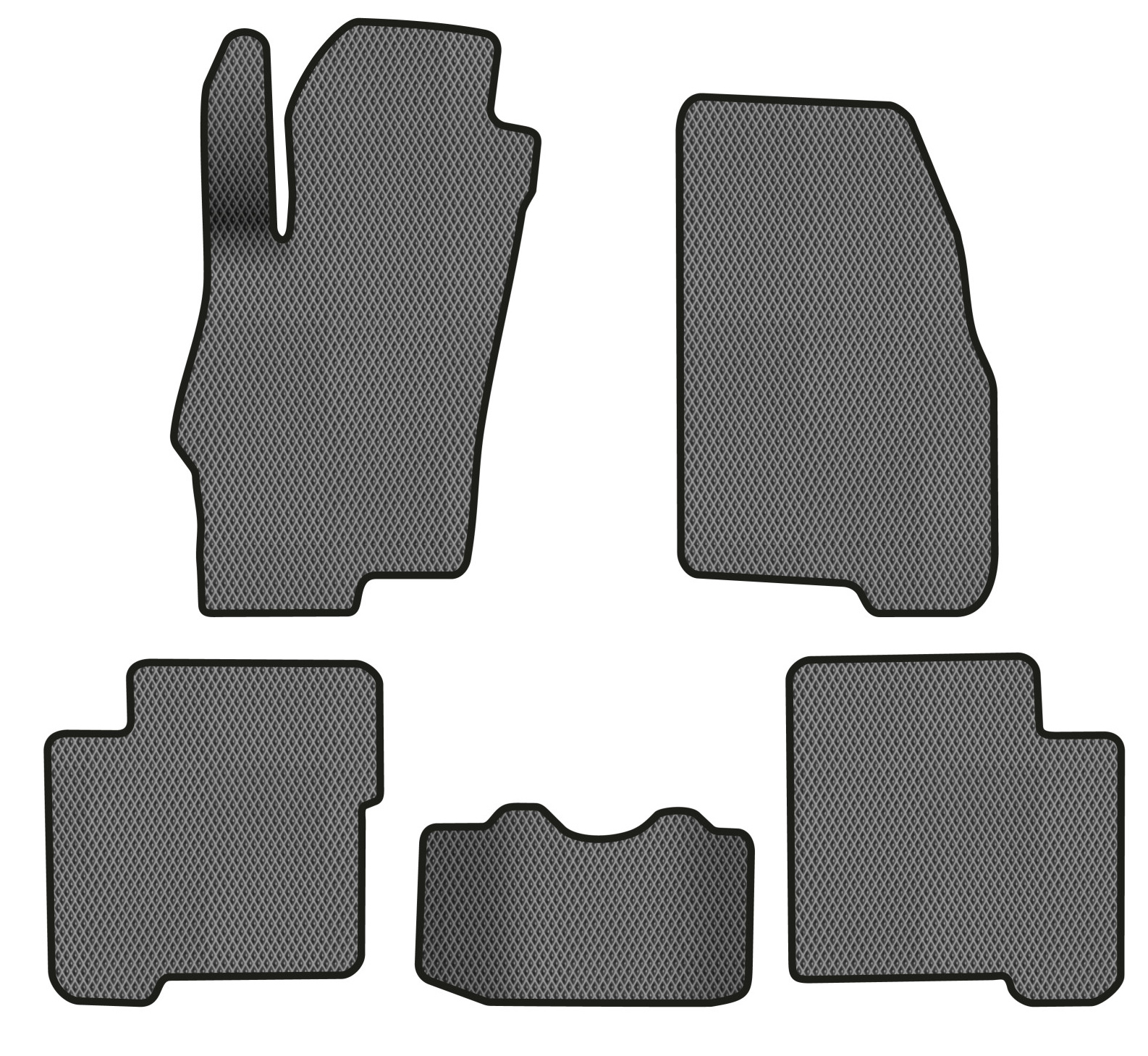 EVA килимки в салон авто EVAtech для Linea Fiat 2007-2018 1 покоління Sedan EU FT11641C5RGB - Фото 1