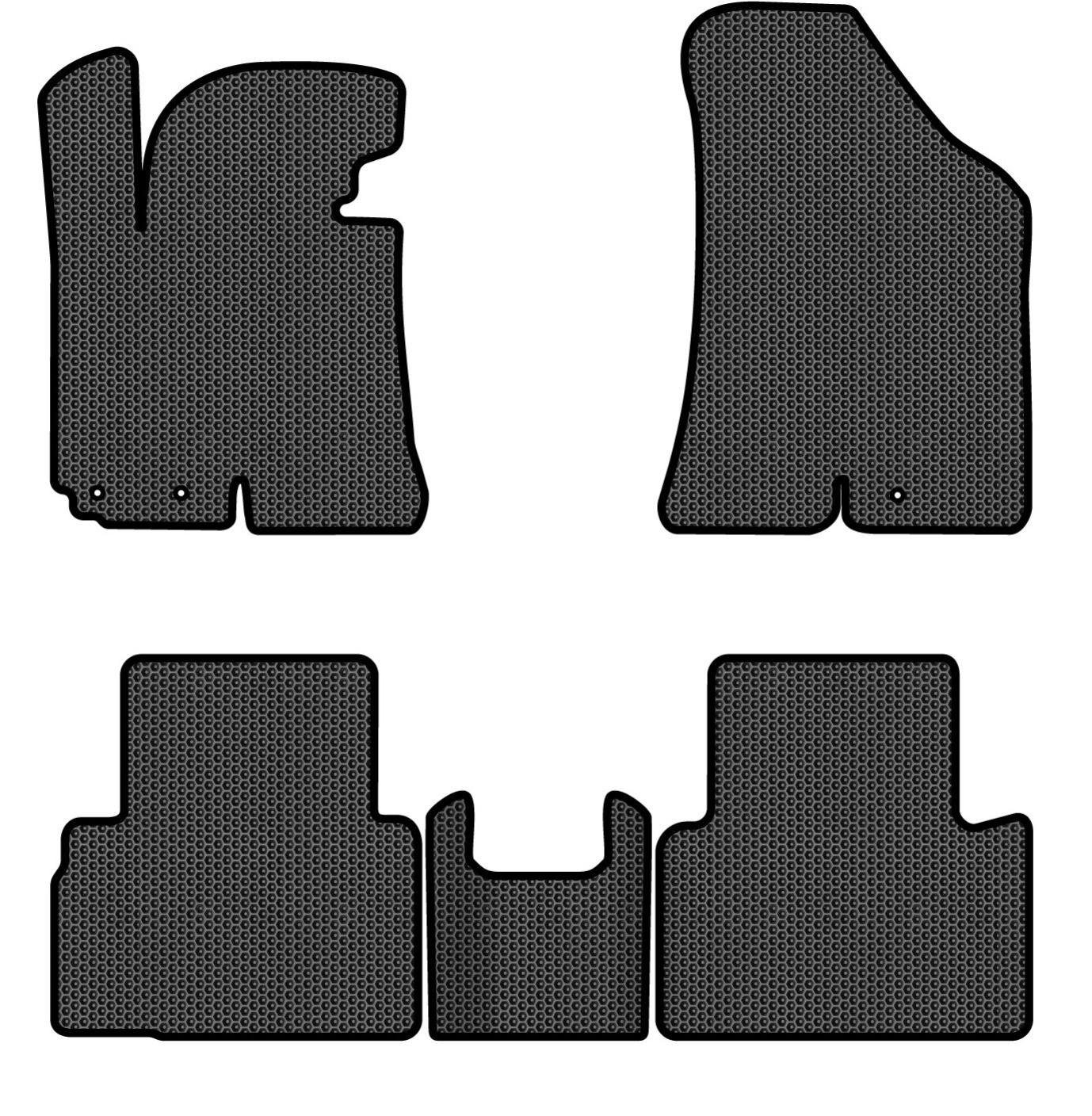 EVA коврики в салон авто EVAtech для Sportage (SL) Kia 2010-2015 3 поколение SUV EU (KI1323CV5LA3SBB) - Фото 1