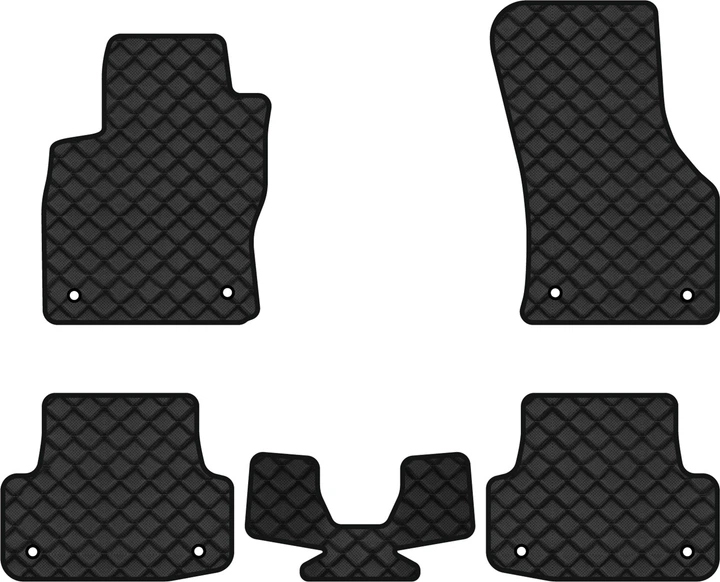 Коврики из экокожи в салон авто EVAtech ECO для A3 (8V) Audi 2012-2020 3 поколение Sedan USA AU33258CS5AV8BBB - Фото 1