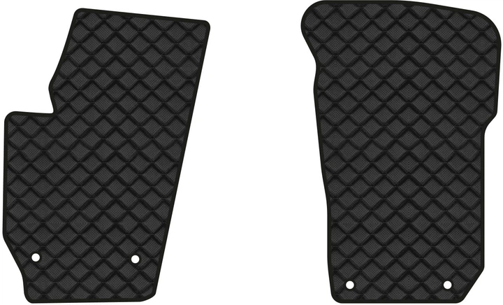 Килимки з екошкіри в салон авто передні EVAtech для Fabia (5J) Skoda 2007-2014 2 покоління Combi EU (SK3217AB2AV4BBB) - Фото 1