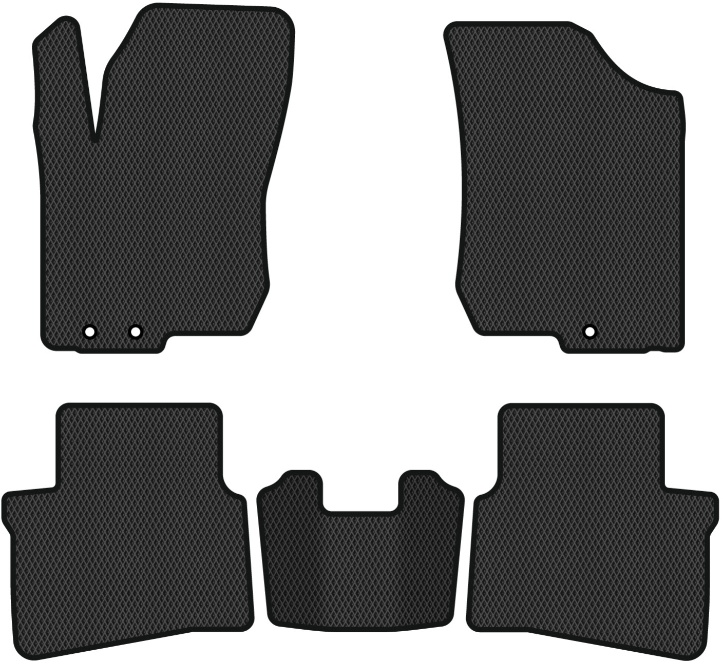 EVA килимки в салон авто EVAtech для i30 (FD) Restyling Hyundai 2010-2012 1 покоління Htb EU HY3504CV5AV3RBB - Фото 1