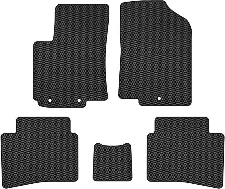 EVA килимки в салон авто EVAtech для Rio Kia 2011-2017 3 покоління Sedan EU (KI3320CG5CP3RBB) - Фото 1