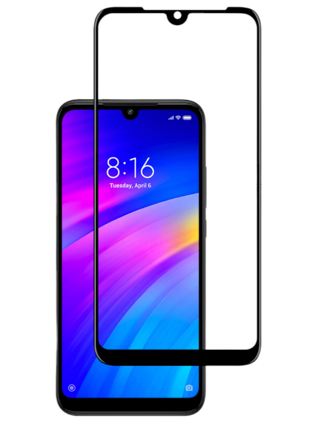 Защитное стекло для смартфона ACCLAB Full Glue for Xiaomi Redmi 7 (1283126509278) - Фото 1