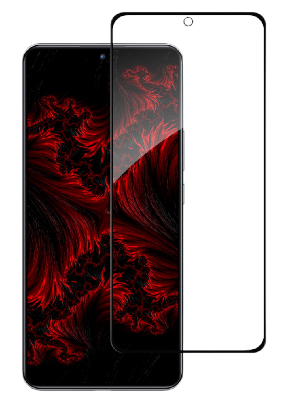 Защитное стекло для смартфона Intaleo Full Glue for Xiaomi 12T/12T Pro Black (1283126546433) - Фото 1