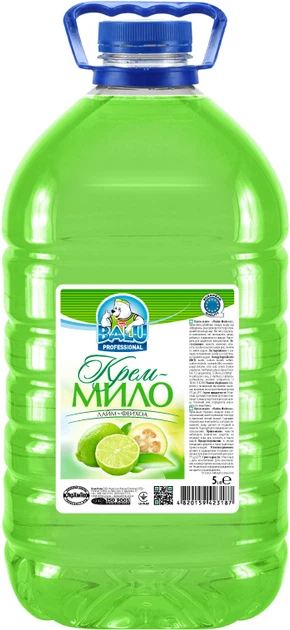Жидкое мыло для рук BALU Лайм-Фейхоа, 5 л - Фото 1