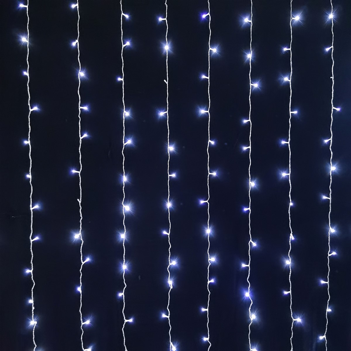 Гирлянда-штора Novogod'ko 272 LED Холодный белый 3х2,6м (973775) - Фото 1