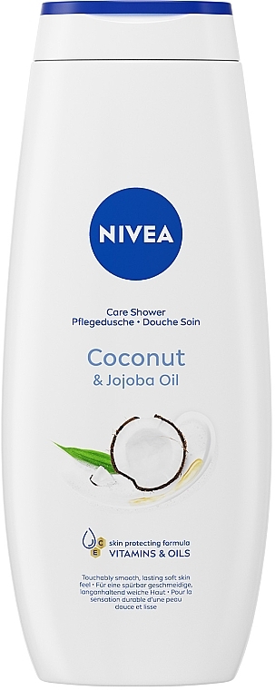 Гель для душу NIVEA Кокос та олія жожоба 250 мл - Фото 1