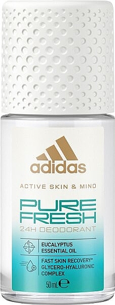 Дезодорант кульковий Adidas Pro Line Power Pure Fresh 50 мл (3616303442897) - Фото 1