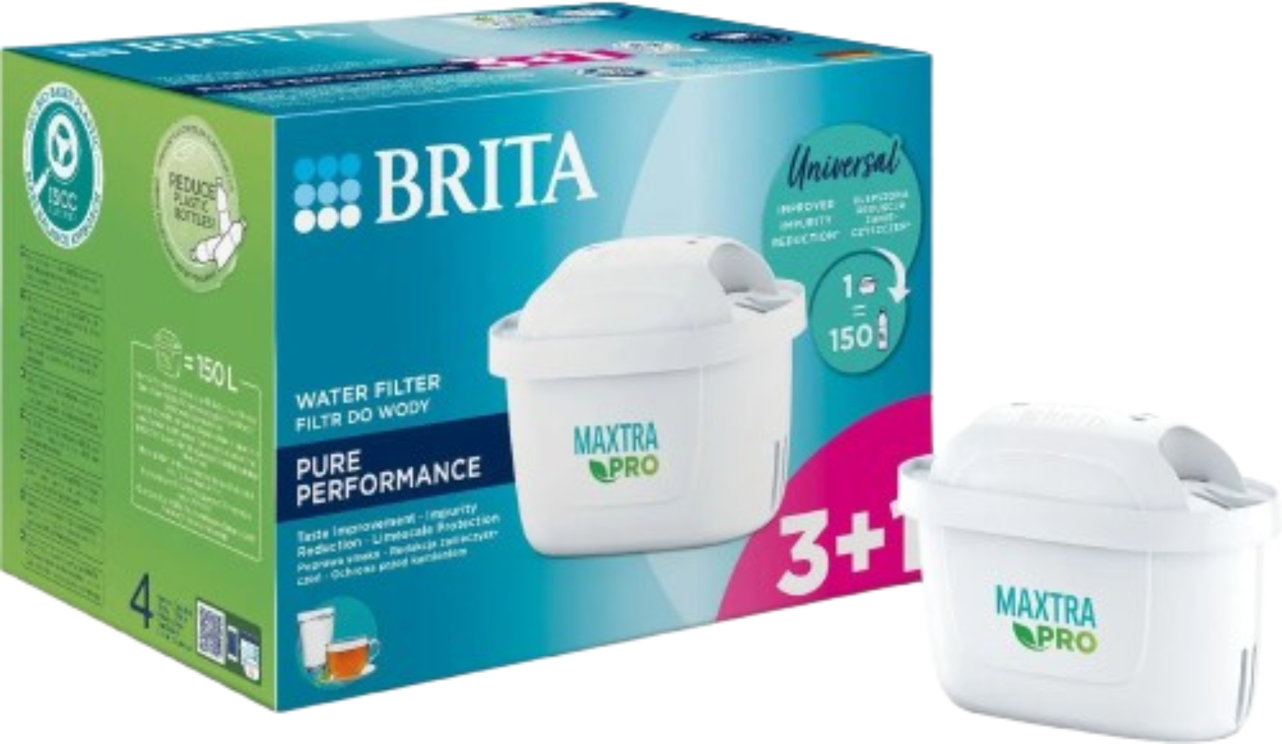 Картридж для фильтра-кувшина Brita Набор MXPro All-in-1, 3+1 шт - Фото 1