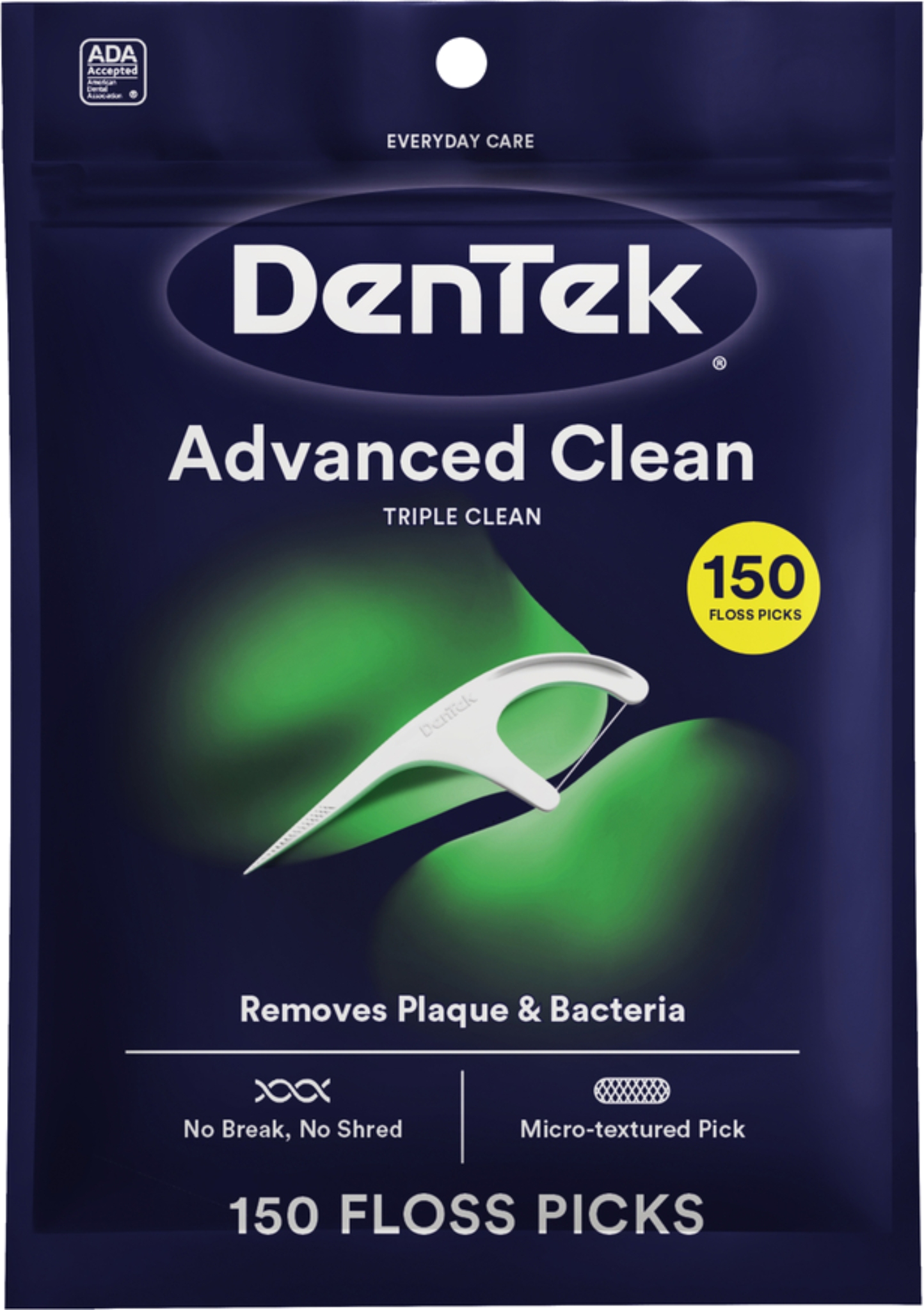Флос-зубочистки DenTek Тройная очистка 150 шт. (2.0053) - Фото 1
