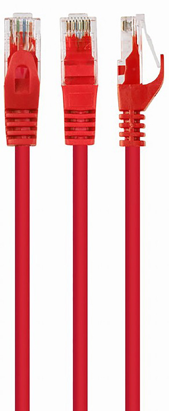 Кабель патч-корд Kingda Cat.5e 2m Red (PAUT3200-CU-RD) - Фото 1
