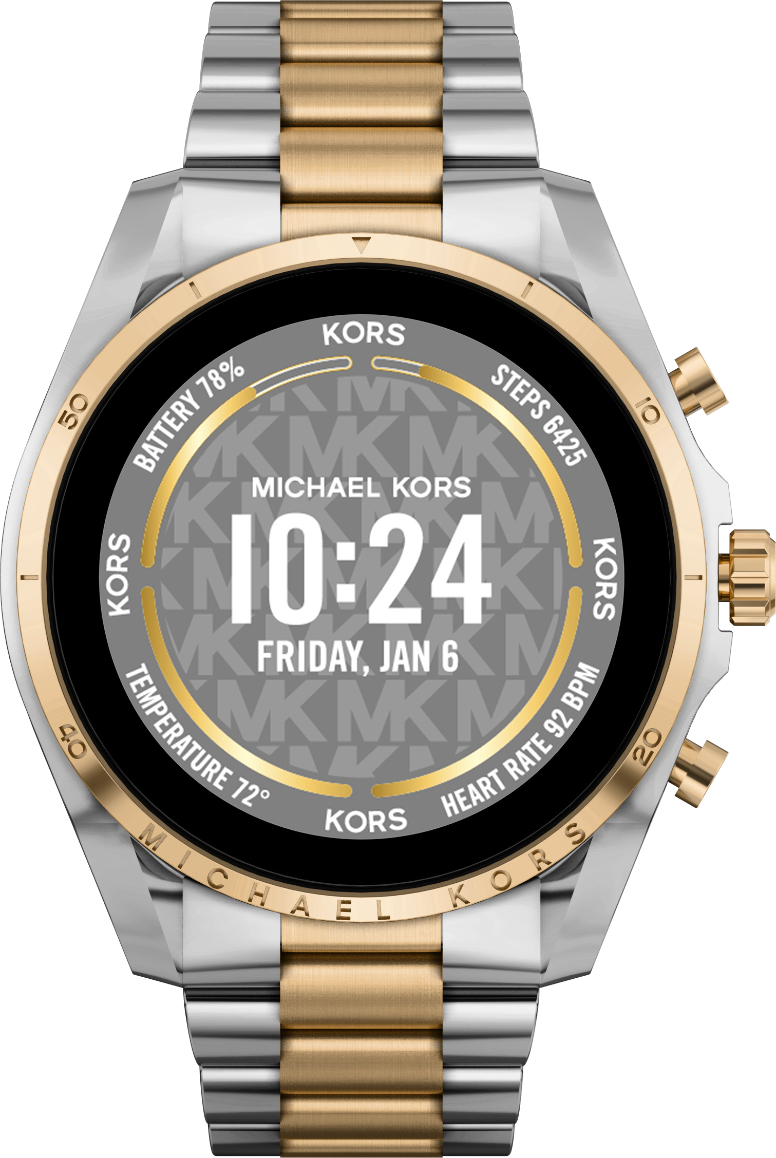 Смарт-часы Michael Kors GEN 6 BRADSHAW Two-Tone Stainless Steel ...
