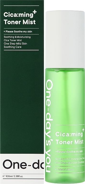 Тонер для лица One-Day's You CICAMING TONER MIST 100 мл (Samplу) (8809452672061) - Фото 1