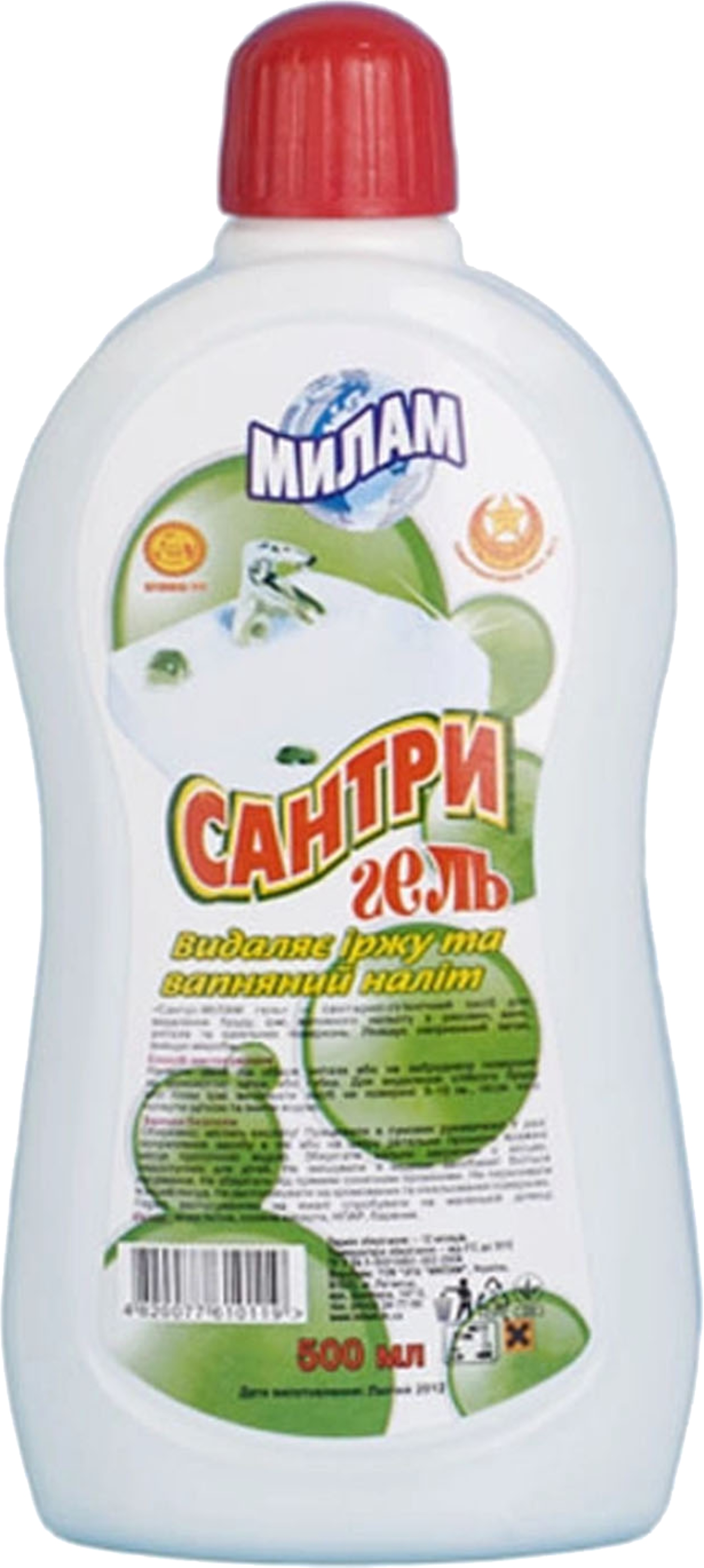 Средство для мытья в ванной комнате Милам  0,5 л (4820077610119) - Фото 1