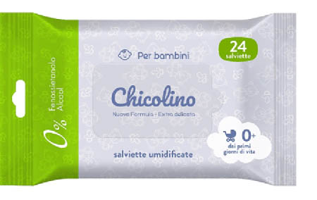 Серветки вологі для дітей Chicolino 24 шт. (4823098410713) - Фото 1