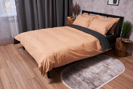 Комплект постельного белья Moon&Star Бязь Gold Люкс Gray Cream 175х210 (MS-820003298) - Фото 1
