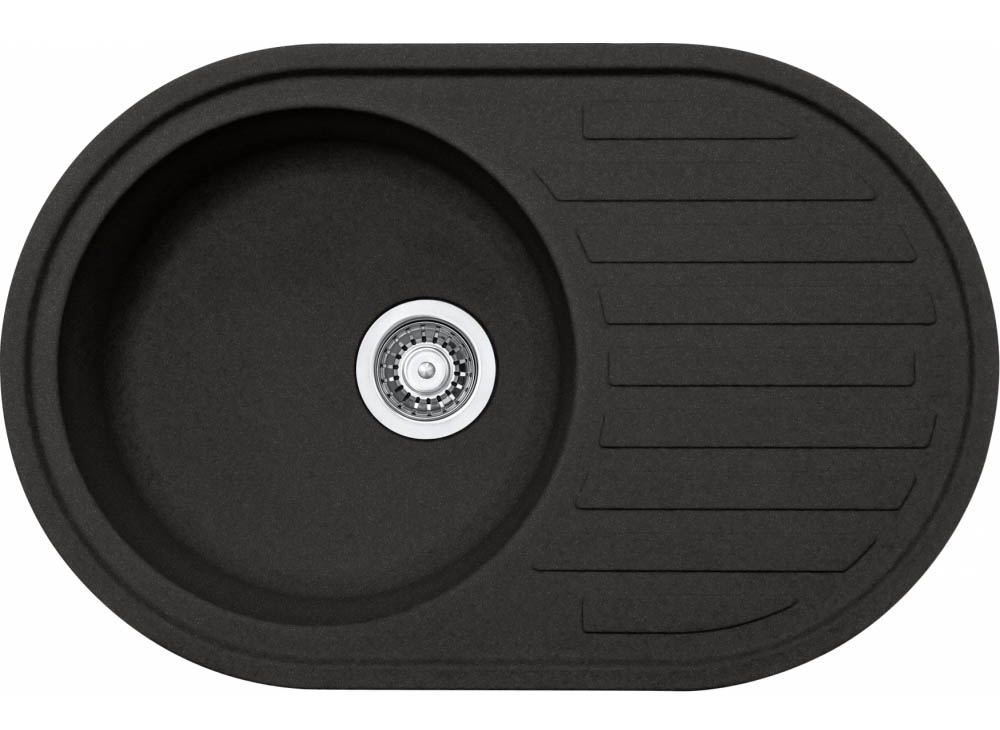 Мойка кухонная Franke RONDA 770х500х205 мм Оникс (114.0668.599) - Фото 1