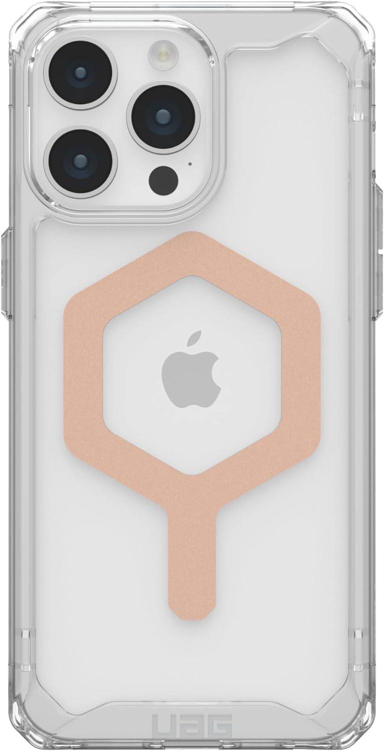 Чехол для смартфона UAG for iPhone 15 Pro Max, Plyo Magsafe Ice/Gold (114305114348) - Фото 1