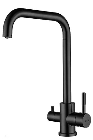 Смеситель кухонный Ventolux KFPW 11 BK - Фото 1